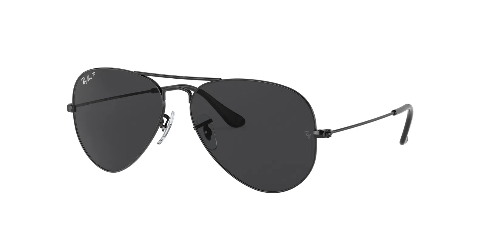 Ray Ban RB 3025 Aviator Large Metal Sunglasses - Medium - 58mm - Silver - view 76